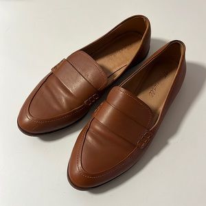 Madewell Alex Leather Slip On Loafers